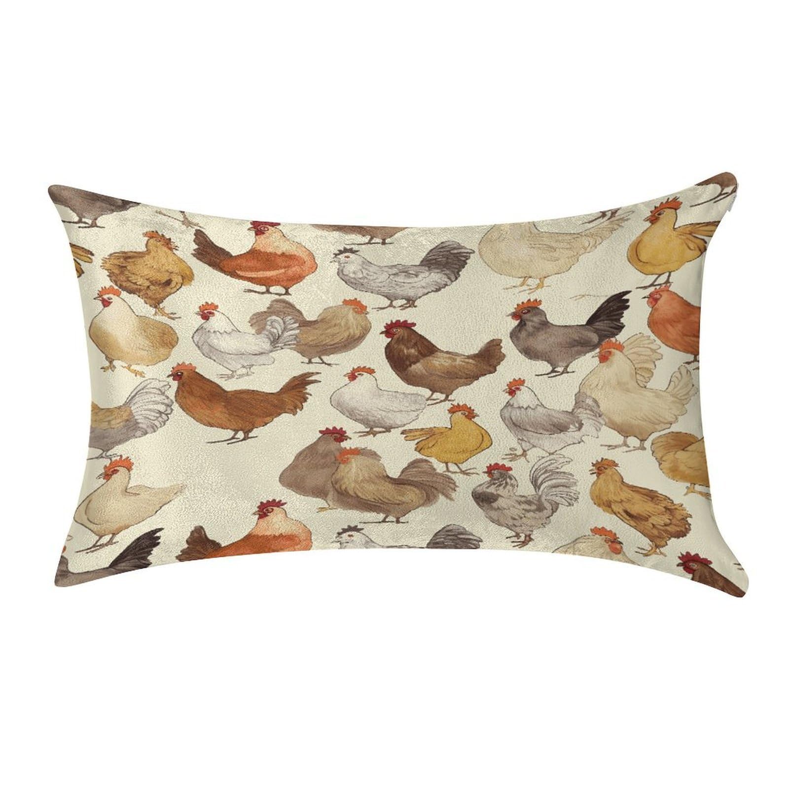 Btcowzrv Style A Brood Of Chickens Pillow Cover Pillow Case Pillowcase