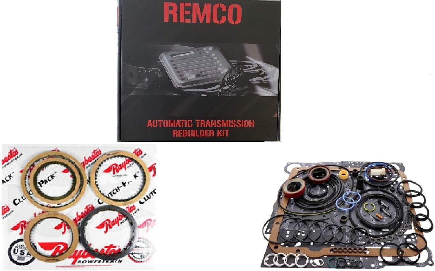 4L60E 4L65E 4L70E [04-UP] Automatic Transmission Rebuild Kit-Complete Set with Gaskets Seals & High Energy Friction Plates