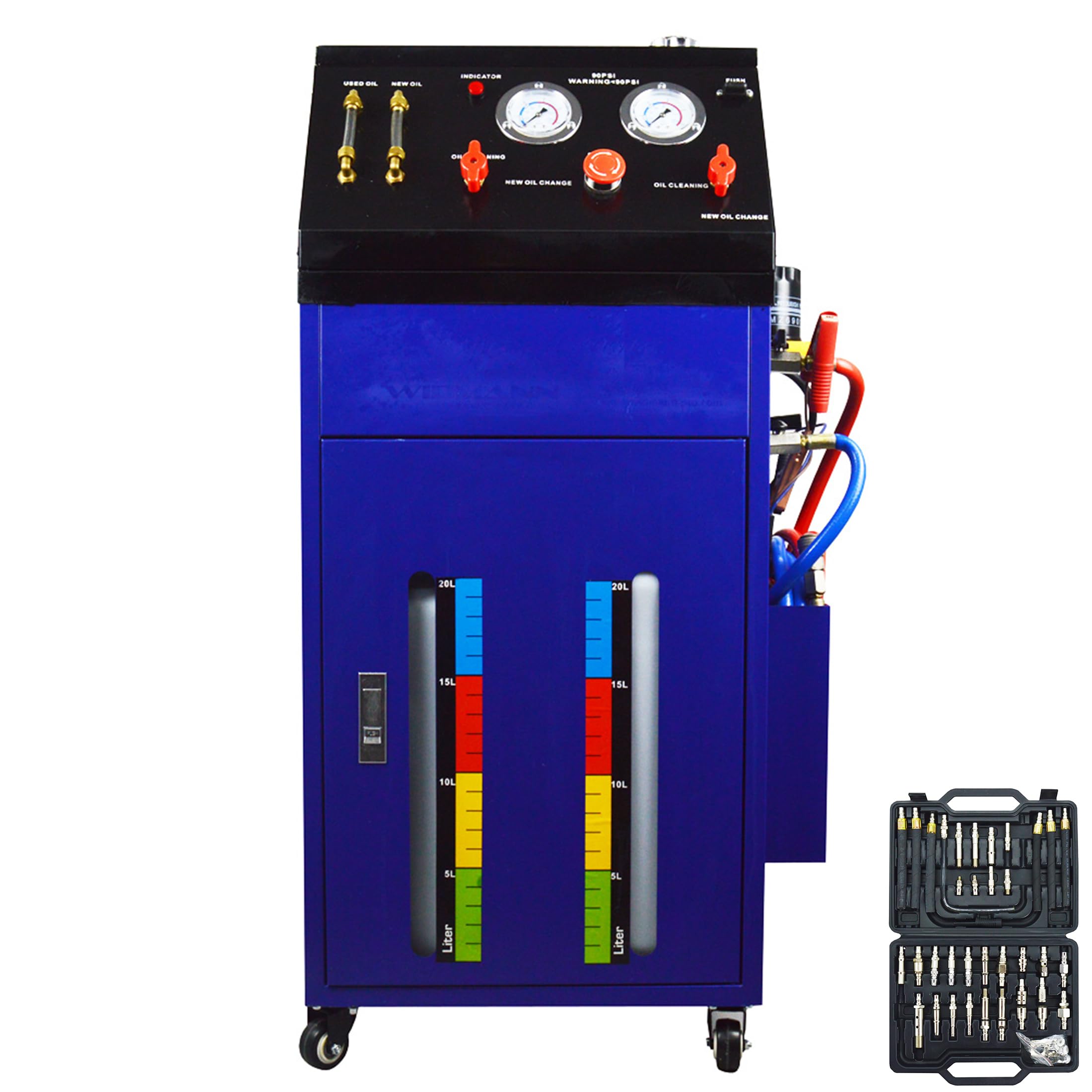 THUXEON Transmission Fluid Exchanger DC12V Auto Oil Flush Machine - Complete Flush System w/Auto Flow Control & Equal Exchange for Small/Medium Vehicles