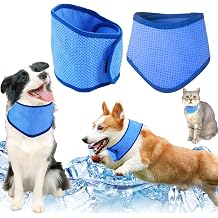 2 Pack Dog Cooling Collar, Breathable Instant Cooling Scarf