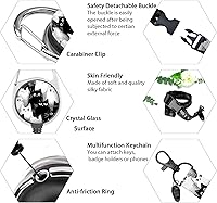 Vista 183 de Giancomics Black ID Badge Holder with Lanyard, Lanyards for ID Badges with Badge Reel Retractable Heavy Duty, Lanyard with ID Holder Keychain Clip