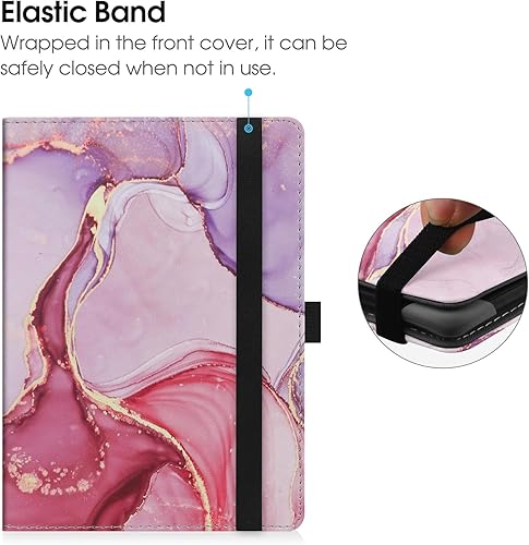 Miniatura 6 de Funda universal para lectores electrónicos de 6 a 6.8 pulgadas, funda Paperwhite con correa de mano compatible con todos los libros de 6 pulgadas y