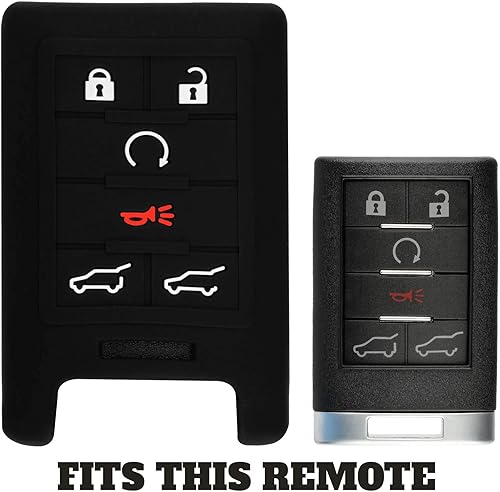 Miniatura 2 de KeyGuardz - Carcasa exterior de goma suave para Cadillac Escalade