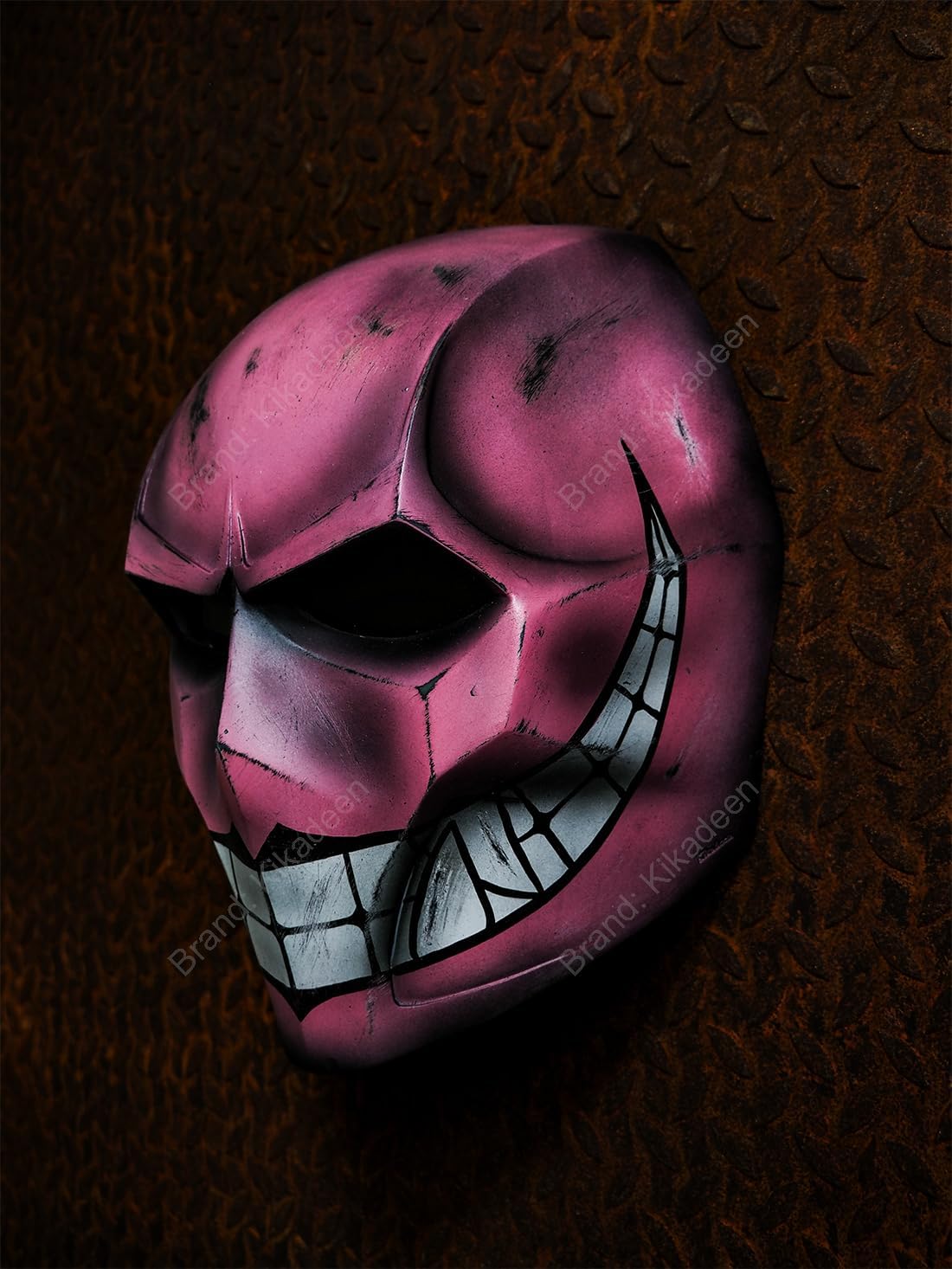 Custom Airsoft Mask Helmet Full Face Protective BB Gun Goggle Halloween Costume Party Cosplay Motorcycle Pink Smiley A11