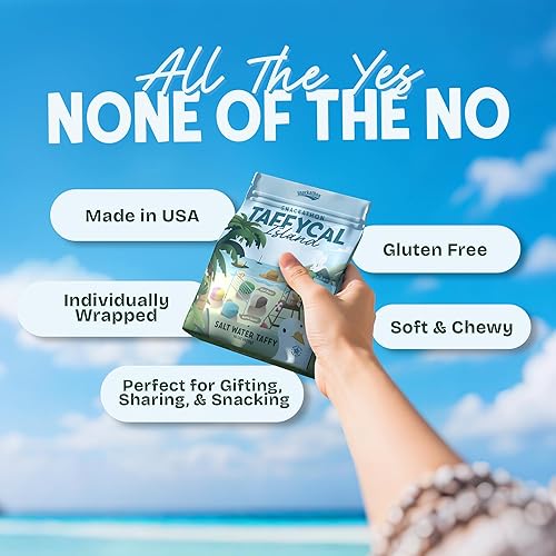 Miniatura 13 de Snackathon Mezcla surtida de caramelos de agua salada, variedad de 14 sabores, tamaño familiar a granel de 2 libras, dulces gourmet suaves