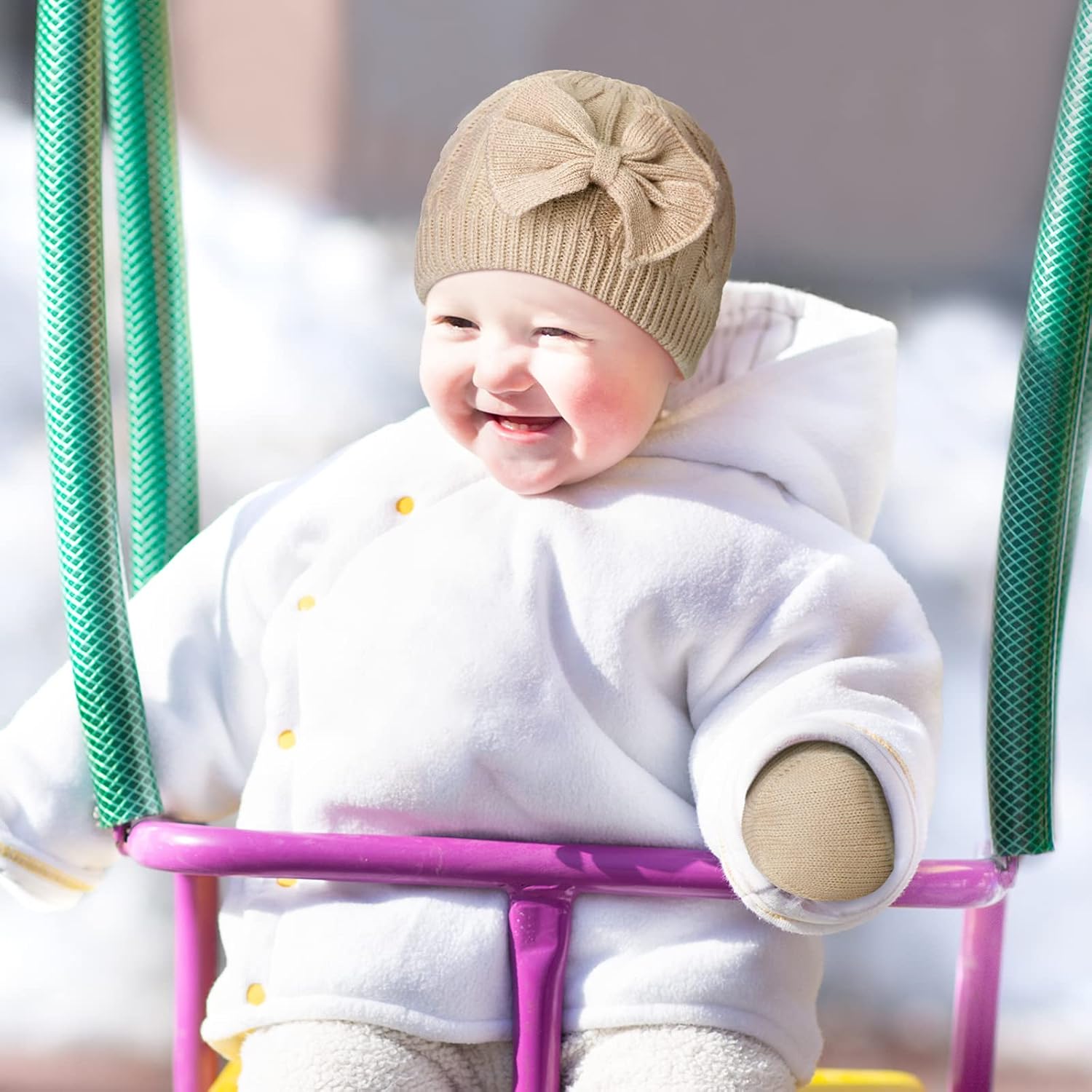 SATINIOR 3 Set Toddler Hat Glove Set