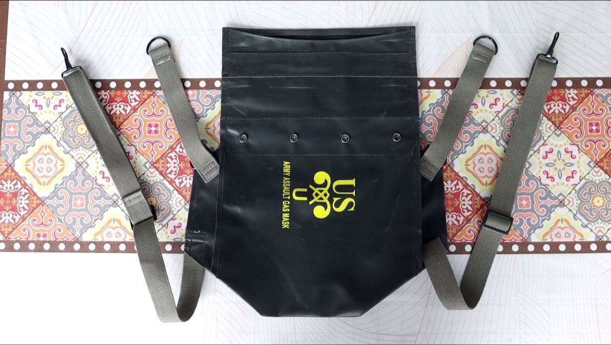 Amazon.com: WW2 US M7 Gas Mask Bag M5 Vintage Outdoor Backpacks