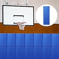 Vista 14 de Liliful Protector de pared para gimnasio, protector de pared, duradero, impermeable, para cancha de baloncesto, con cinta de doble cara