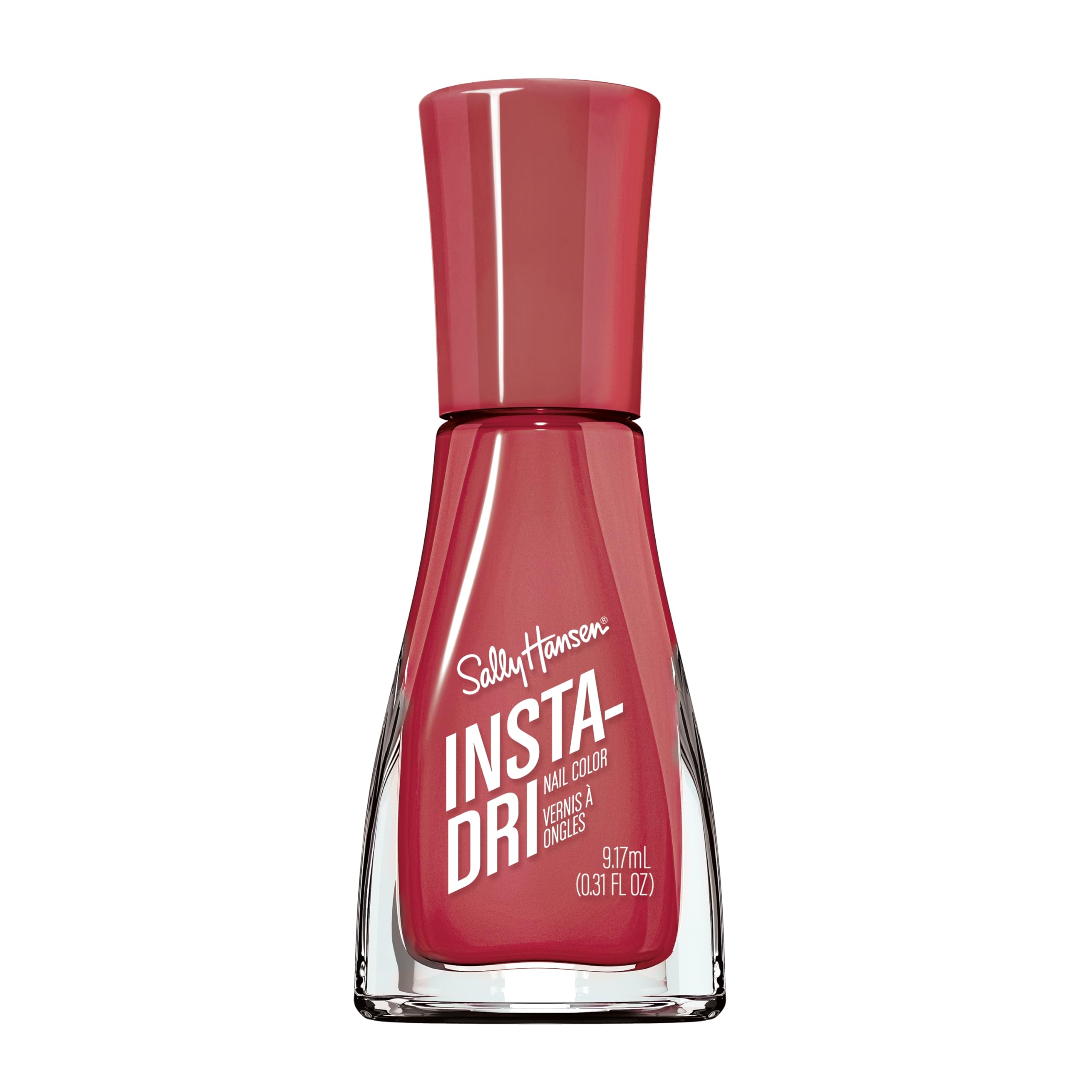 Insta-Dri Nail Polish | Quick Dry, Long Lasting, Streak-Free Shine | Opaque, Glossy | 209 Alternate Reali-tea | Deep Merlot Red Nail Color