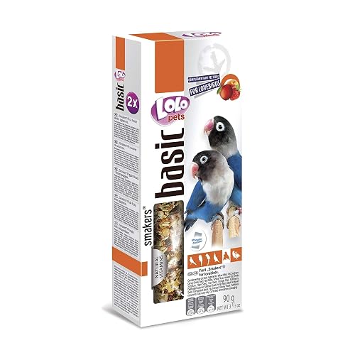 LOLO Pets Lolo 2 Barritas Frutas 90 Grs,Agapornis 136.25 g