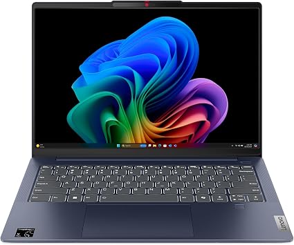 Lenovo IdeaPad Slim 5 | 14 Inch Full HD 1200p Copilot+ PC Laptop | Snapdragon X Plus X1P-42-100 | 16GB RAM | 512GB SSD | Windows 11 Home | Abyss Blue