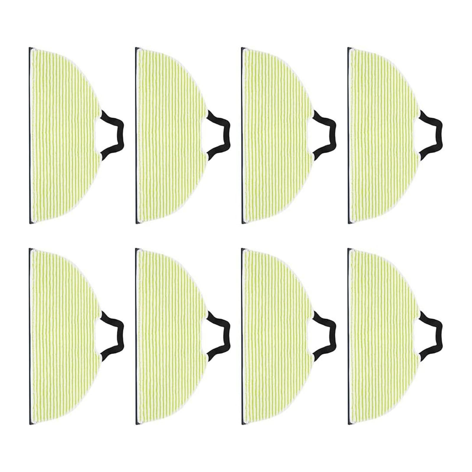 Kalttoy 8PCS Multifuntional Floor Mopping Cloths Mop Attachments Catching Mop Pad Cloth for RV2410WD RV2610WA Robot Vacuum Accessories