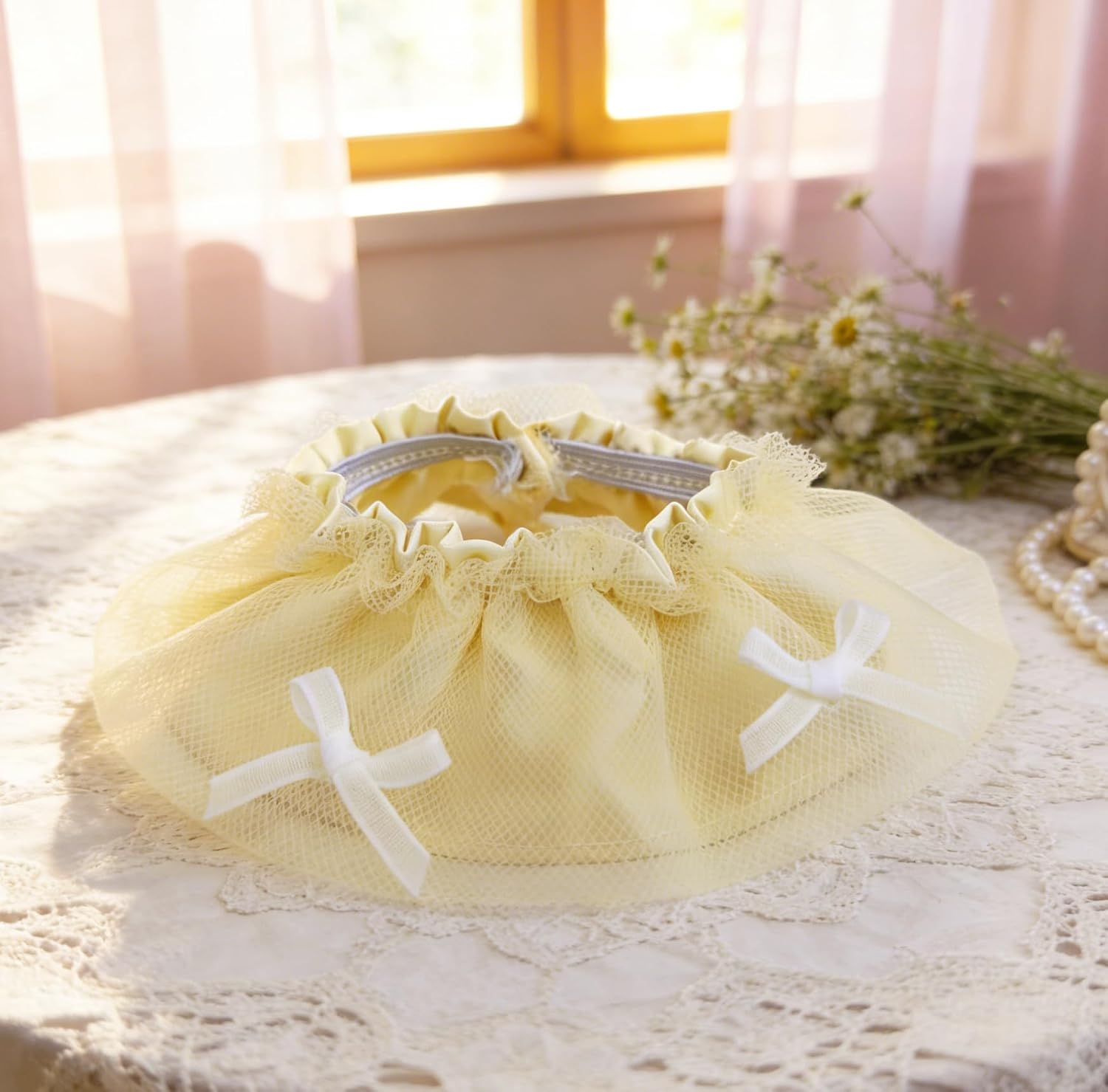 17cm Doll Clothes Set for Labubu, Yellow Sweater Skirt Outfits image 4