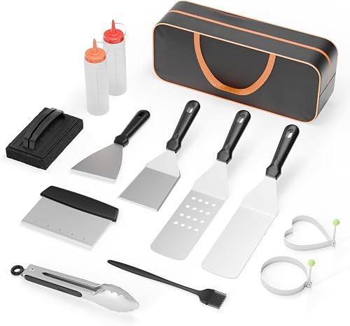 Kit d'accessoires pour gril à dessus plat pour Blackstone et Camp Chef, ensemble