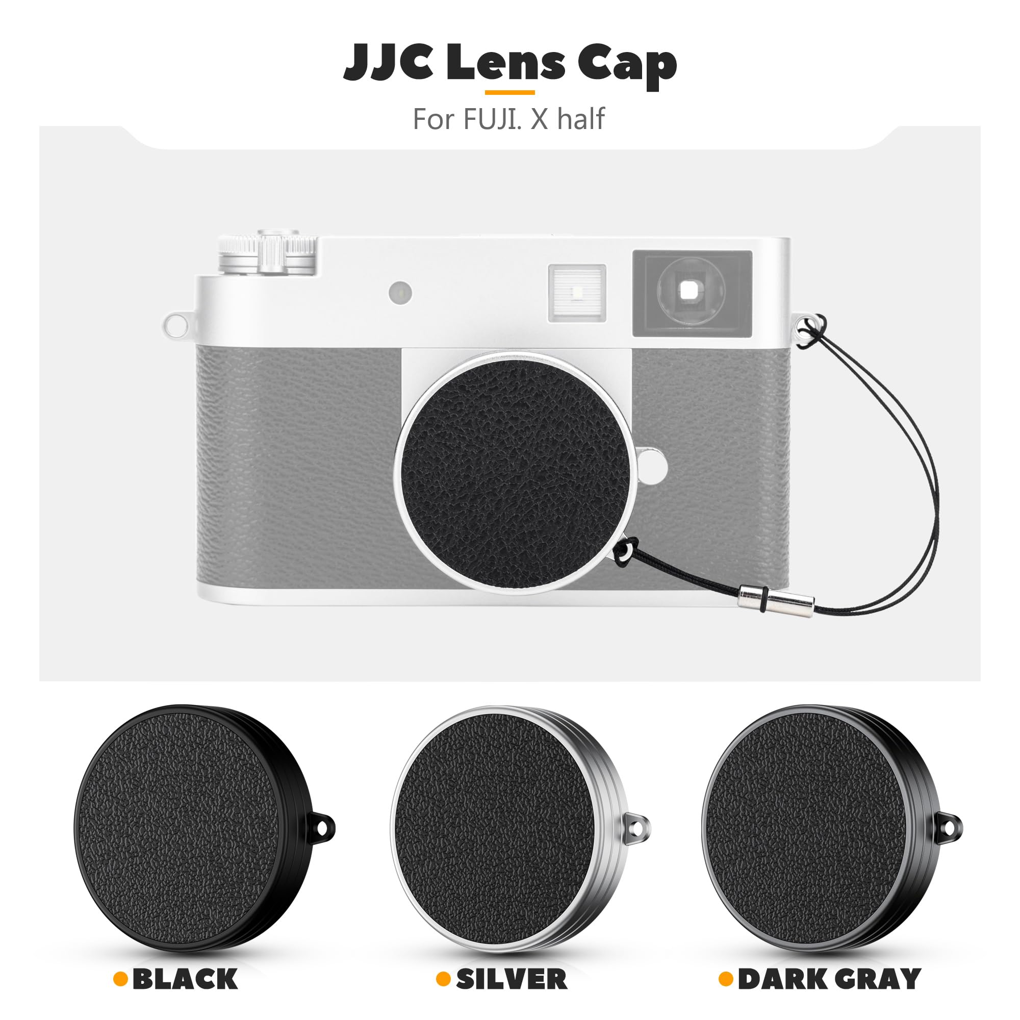 Amazon.com : Fuji X Half Leather Texture Lens Cap with Lanyard