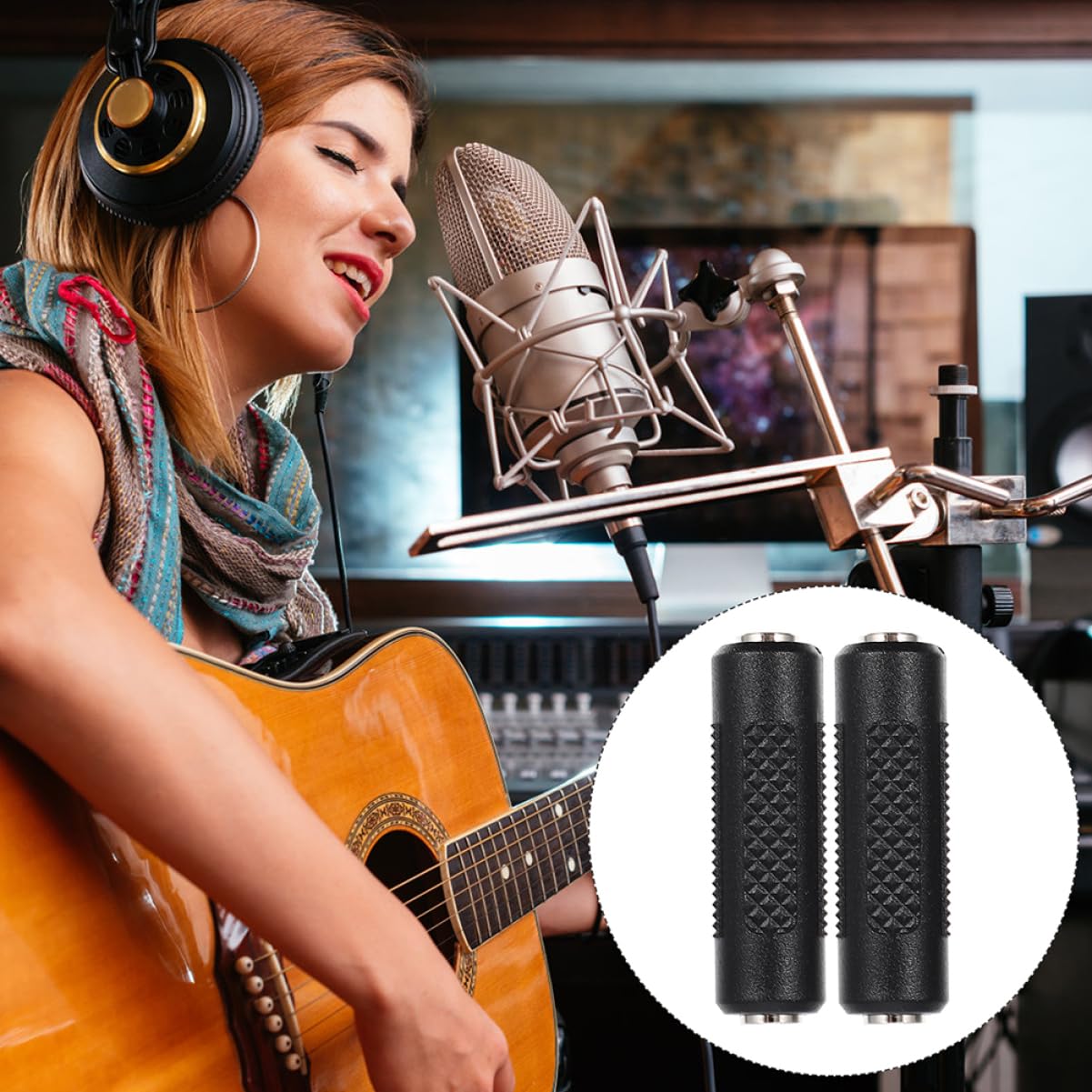 Mikikit 18stücke Teiliges Audioadapter Klinke Klinke Mikrofon-Adapter Für Kopfhörer Und Audio-geräte Professioneller Audiokonverter Kompatibel Mit Mikrofonen Und Instrumenten