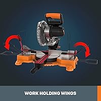 Vista 5 de Worx - Sierra ingleteadora deslizante (20 V, sin cables, solo herramienta)