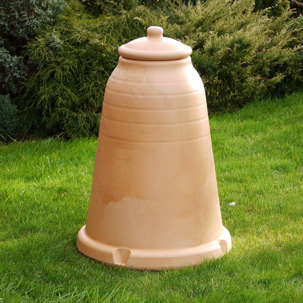 Original Organics Rhubarb Forcer – Antique Terracotta Effect, UV stabilised plastic Durable Garden Pot for Faster Rhubarb Growth