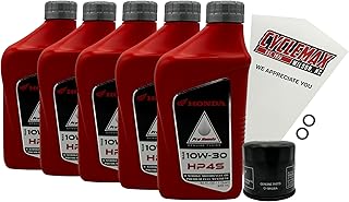 Cyclemax Full Synthetic HP4s Oil Change Kit compatible with 2021-2025 Honda REBEL 1100