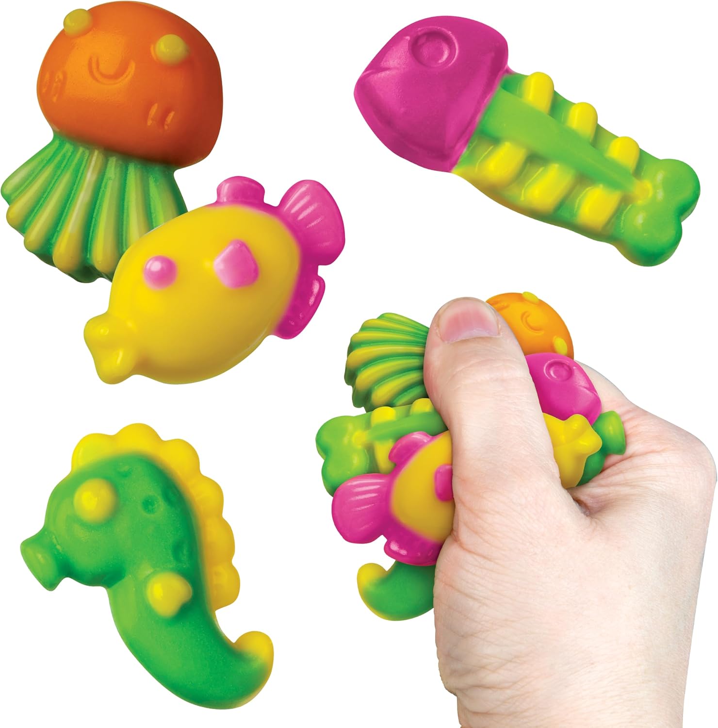 ORB Tabalicious DIY Ocean TABA Squishy Kit - Craft Kit for Kids - Make Your Own TABA Ocean Themed Squishy Toys - Includes Silicone Mold, Mix, Colors, More for Crafting Fishy Squishies - All in 1 Kit