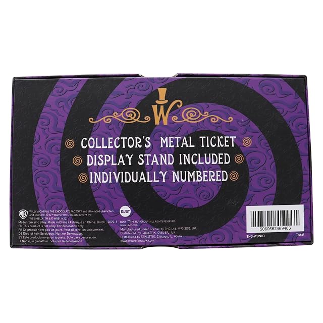 Foto 4 de 8 de FANATTIK Willy Wonka - Golden Ticket - Ticket Edition Collector