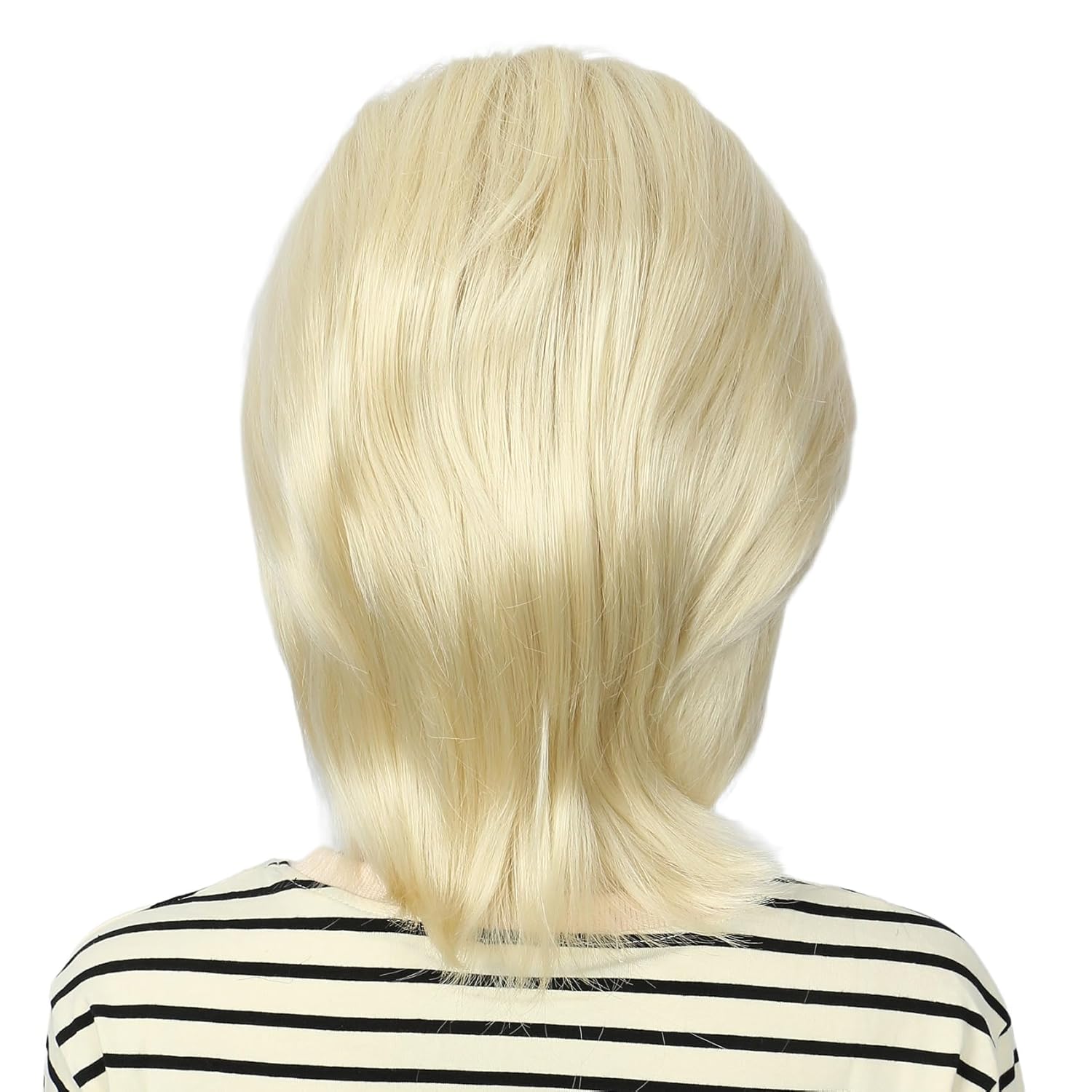 50S Retro Short Wigs Halloween Costume Cosplay Party Wig for Women (Short Blonde) - Image 4