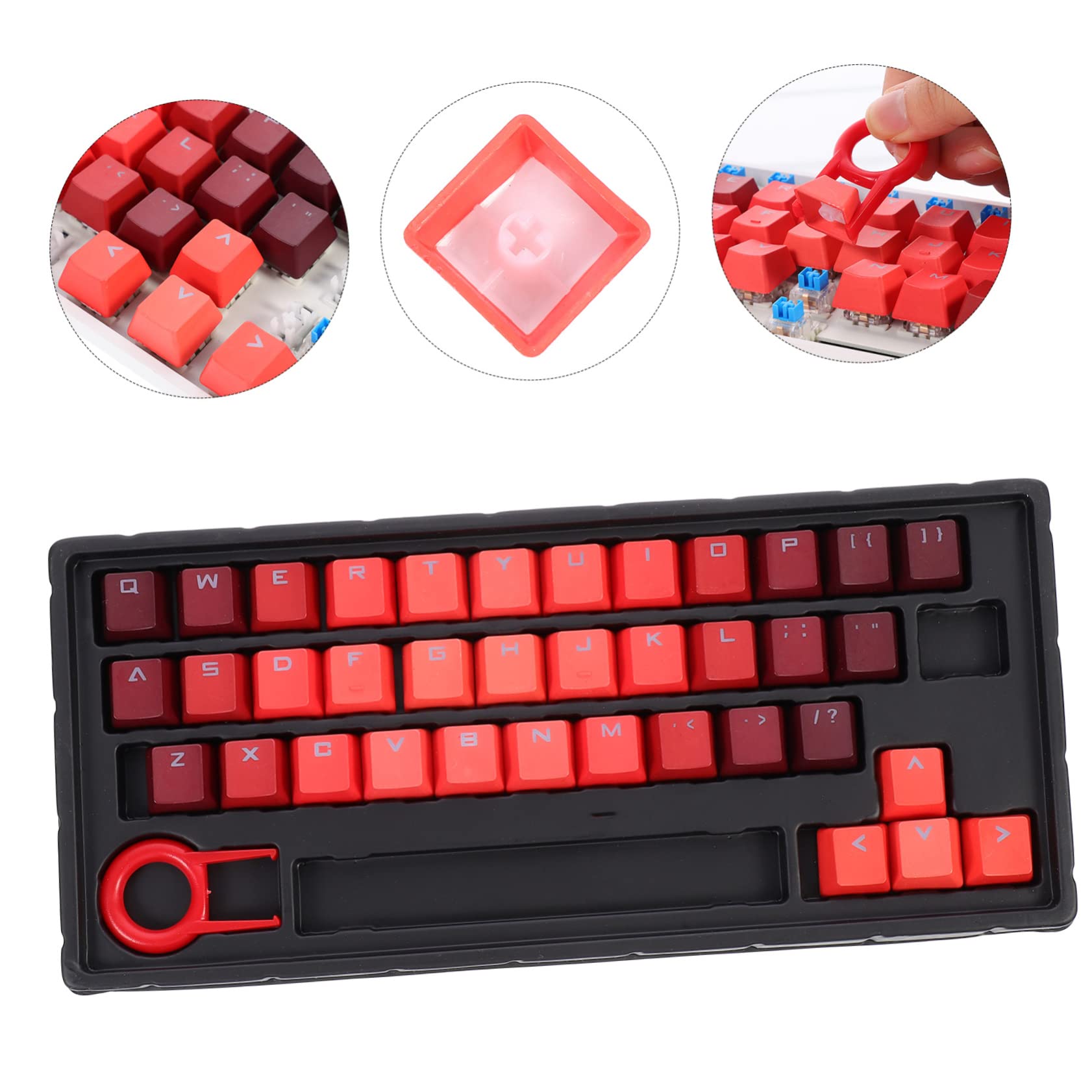 Homoyoyo 3ensembles Clés pour Claviers Mécaniques Keycaps Et Personnalisables pour Expérience De Jeu Immersive