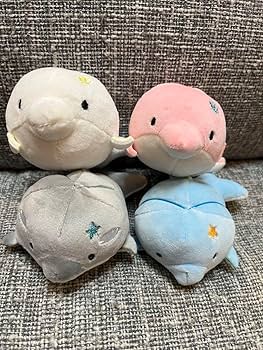 Amazon.co.jp: ゆるいるか もちふわミニぬいぐるみ 全4種 セット