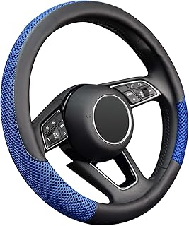 Sponsored You’re seeing this ad based on the product’s relevance to your search query.Learn more about this advertisement GmeDhc Steering Wheel Cover, Car Steering Wheel Cover, Universal Steering Wheel Cover, 37-39 cm, Non-Slip Breathable Steering Wheel Cover for Car Accessories