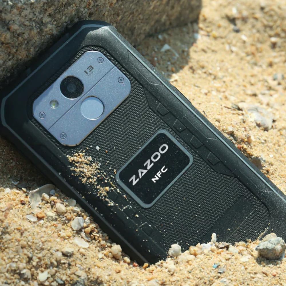 PDA Android 13 - ZAZOO PDA - Caméra 16MP - Écran HD+ 5,5” - 4GB RAM 64GB | Lecture Codes-Barres et QR, NFC, Bluetooth 5.0, OTG, WiFi 5 et 4G, PDA Hôtellerie, Retail et Logistique