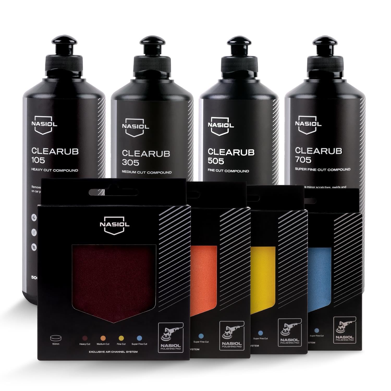 Polishing Compound (2Kg) + Polishing Pad - Advantage Set - Car Care Kit, Scratch Remover Compound and Polishing Pad Set, Polishing Products, Paint Shining, Scratch Removal