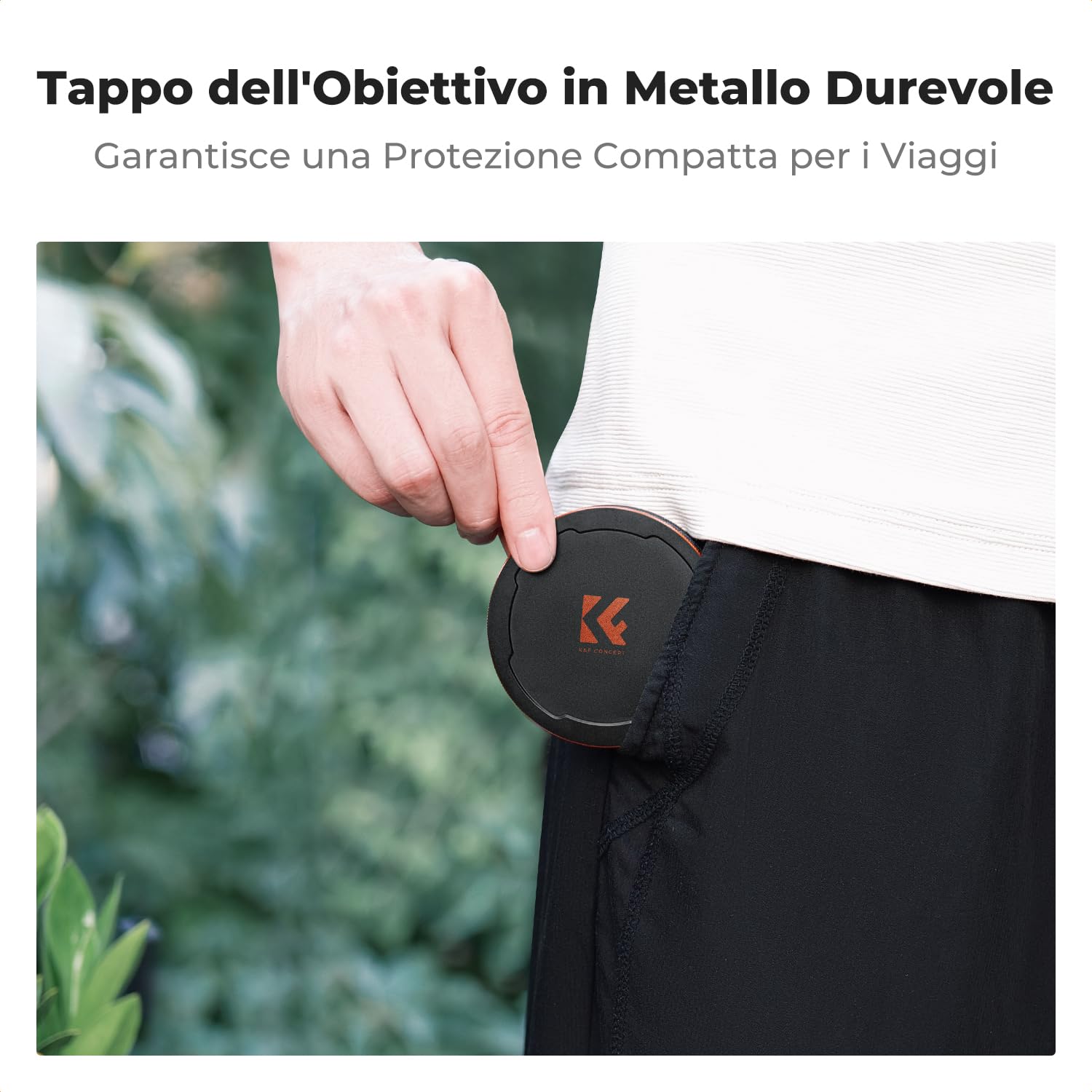 K&F CONCEPT Nano-Xcel Filtri Kit, 67mm Filtro di Protezione UV + Polarizzatore Circolare Con Tappi per Obiettivi 3pcs Panni di Pulizia