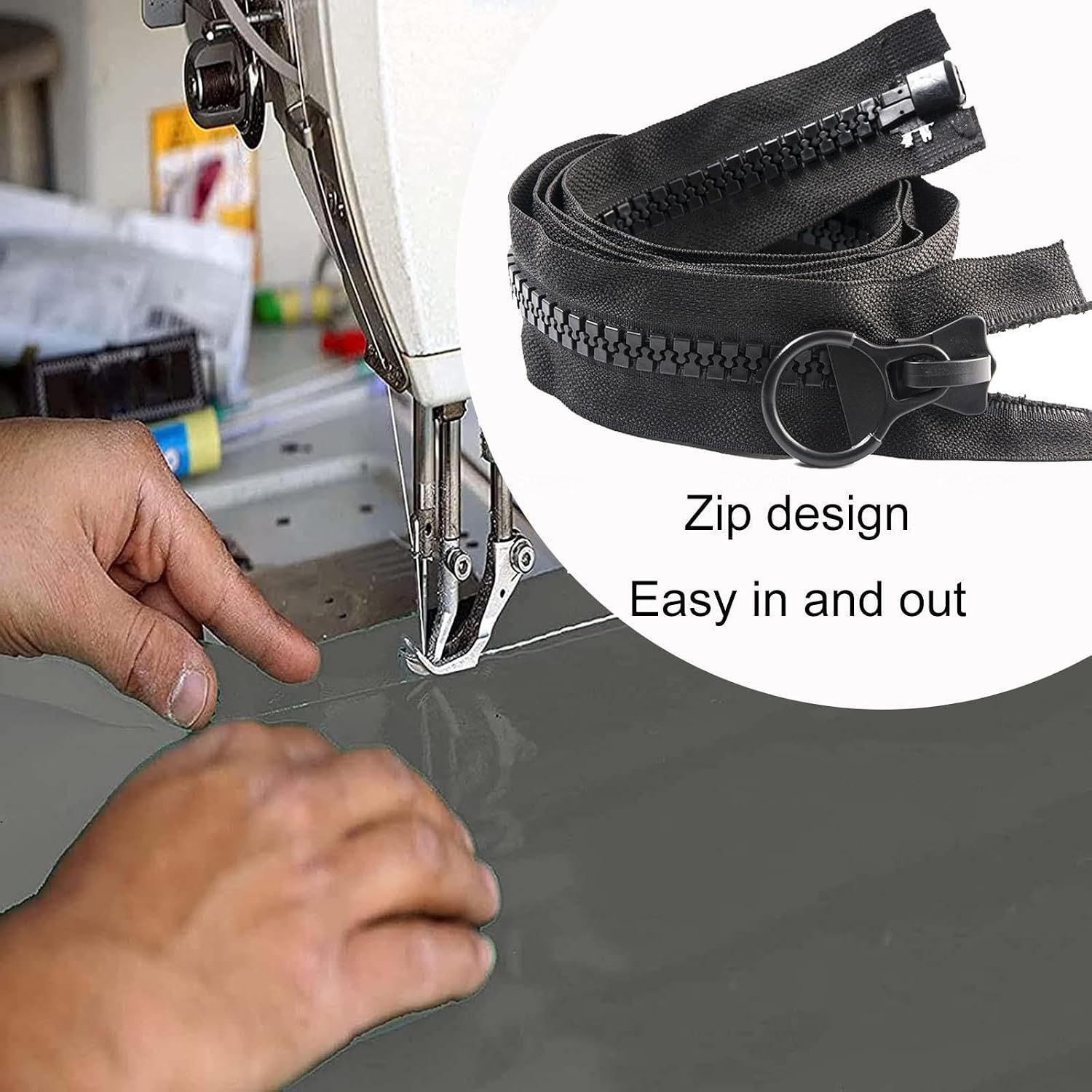 Outdoor Curtains,Grey Transparent Tarpaulin Side Panels for Pergola Gazebo Patio,Waterproof Clear Tarp Curtains with Zips,Weatherproof PVC Tarpaulin Cover,with Grommets,L×H-5×5m(16.4 * 16.4ft)