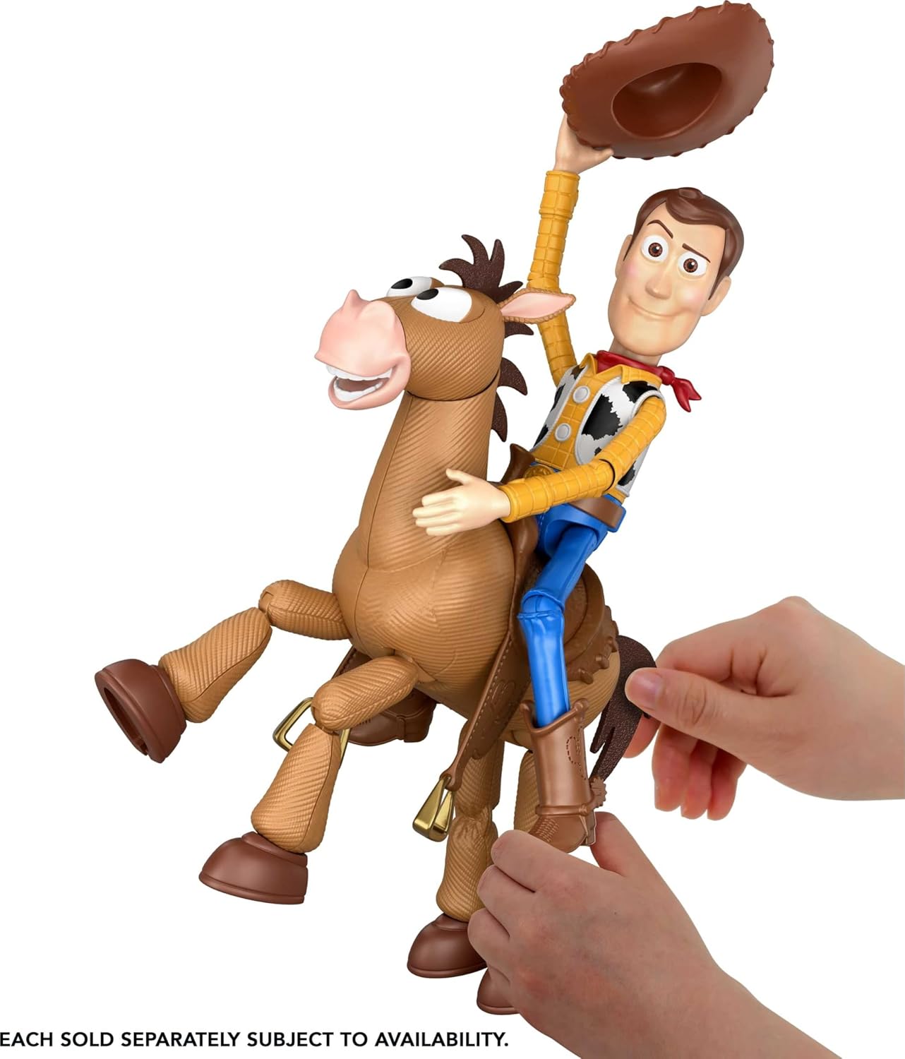 ​Mattel Disney and Pixar Toy Story 5 Roundup Bullseye | Activation Feature Figure with Sounds, Rideable Saddle for Figures