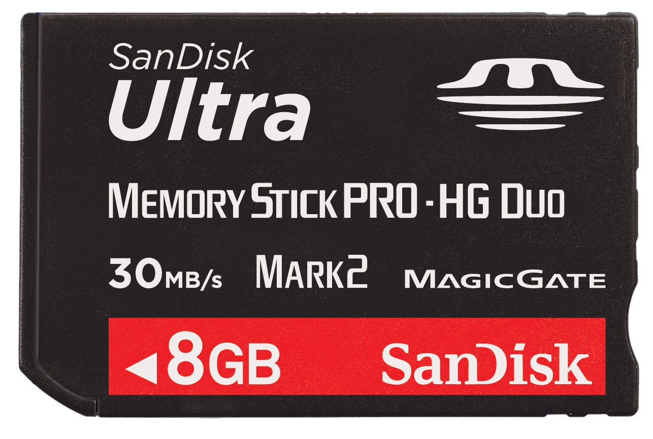 SanDisk Carte Mémoire Memory Stick PRO-HG DUO Ultra 30 Mo/sec 8 Go