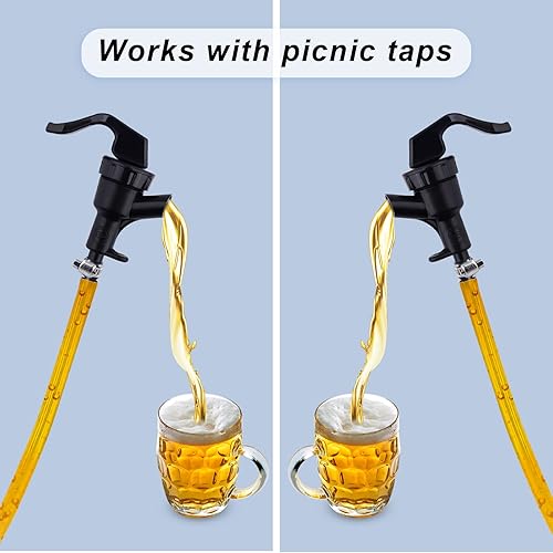 Miniatura 6 de Tubo de línea de cerveza MRbrew Homebrew de 10 pies, tubo de vinilo transparente de 316 pulgadas de diámetro interior, manguera de grado alimenticio