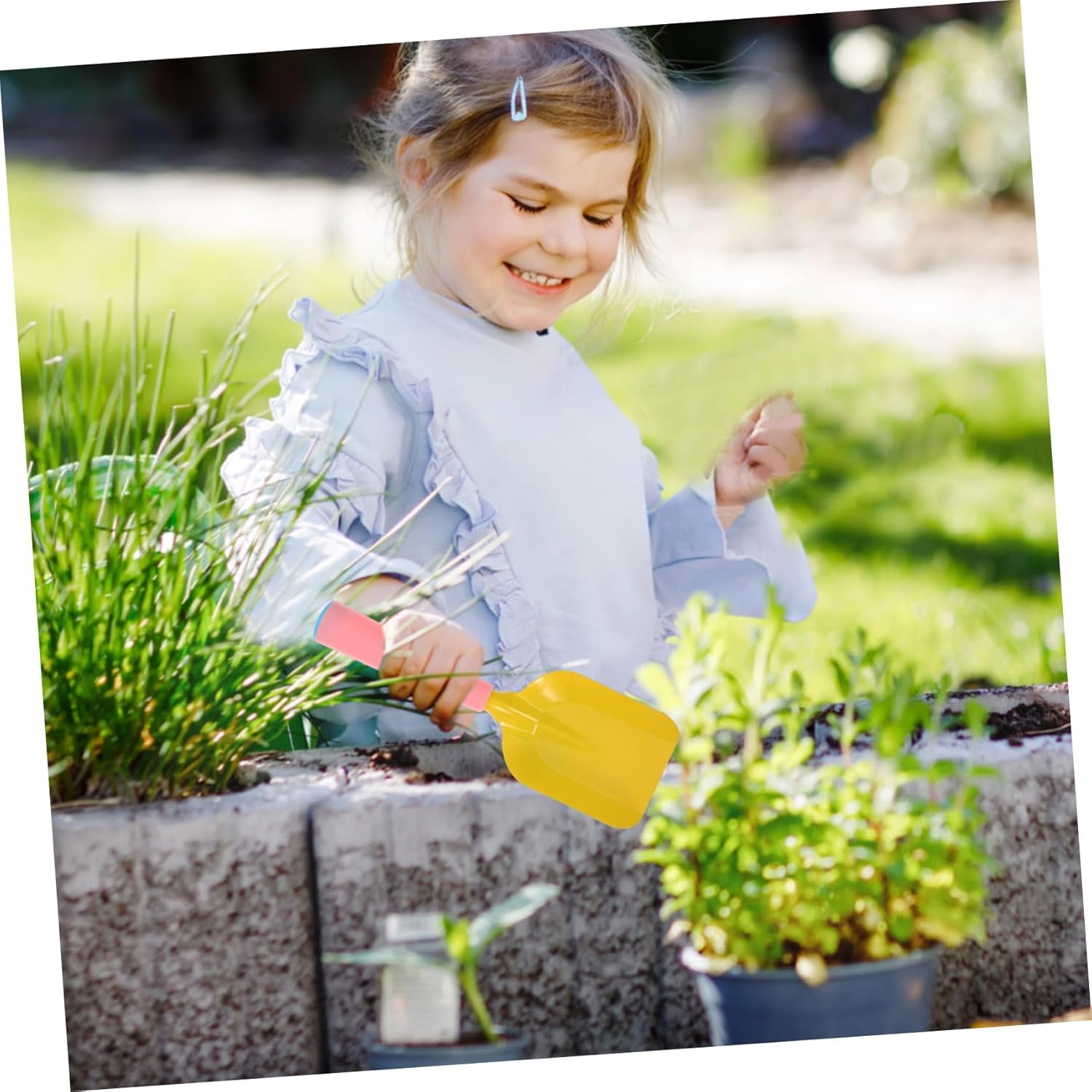 YARNOW 1set Boys and Girls Gardening Tools Boy Girl Gardening Set Shovel Rake Watering Can Gloves Apron and Spray Kettle for Outdoor Fun and Learning Activities