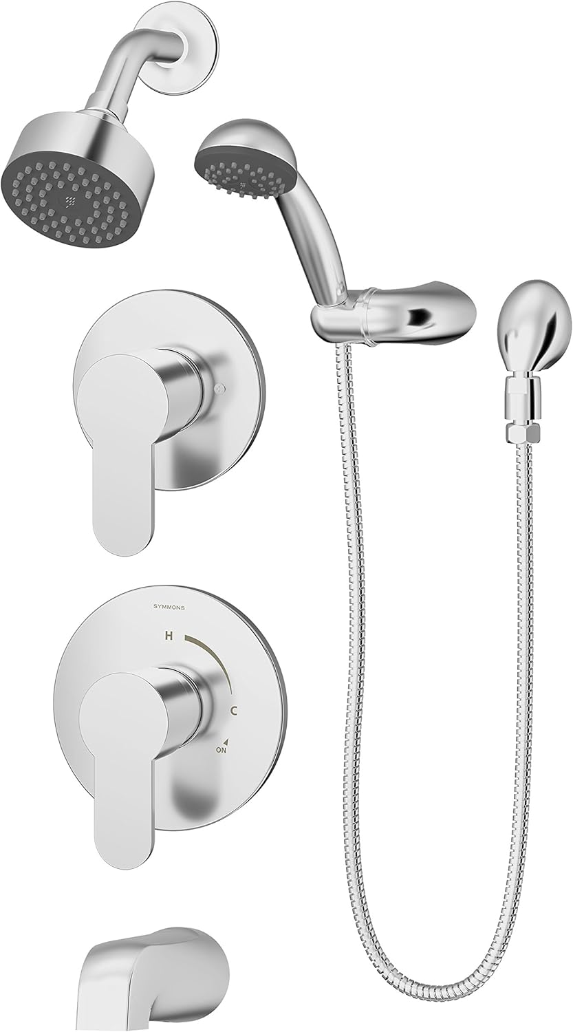 Symmons 6706-TRM Identity Tub/Shower/Hand Shower System Trim (Valve Not Included), Chrome (Chrome) Thumbnail