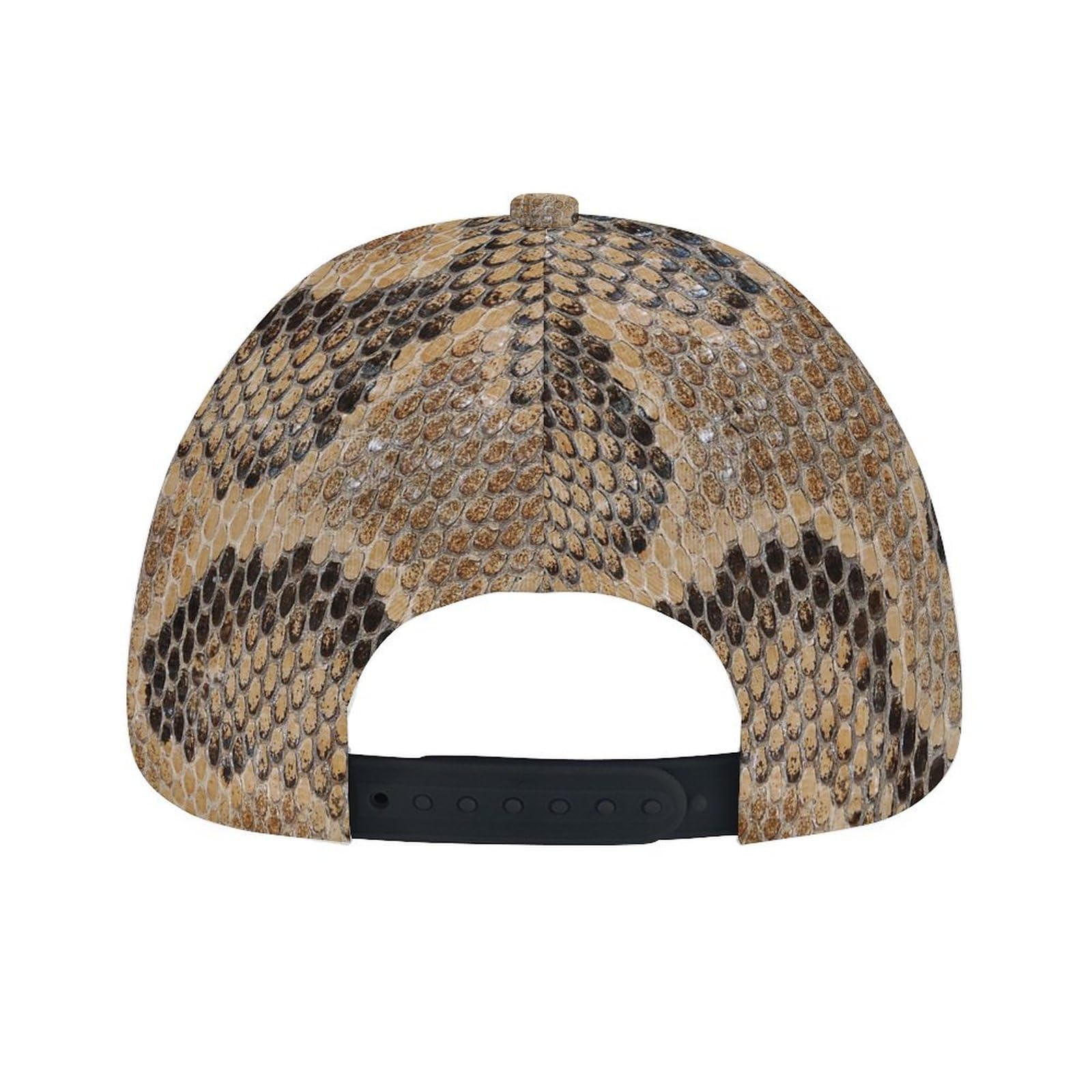 reflective snake-print mesh cap sick dan