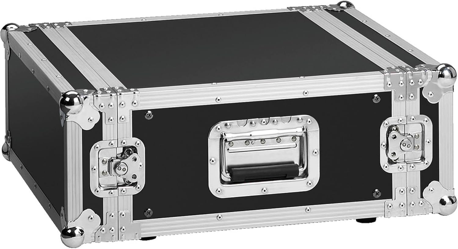 HOIGON 12 Pack Spring Loaded Case Handle, Surface Mounted Chest Handle with Rubber Grip, Spring Loaded Drop Pulls Handle for Flight Case, Cabinet, Tool Box