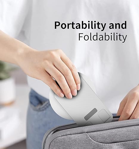 Miniatura 7 de Soporte giratorio para teléfono móvil de 360, base de soporte plegable para teléfono de escritorio totalmente ajustable, soporte plegable para