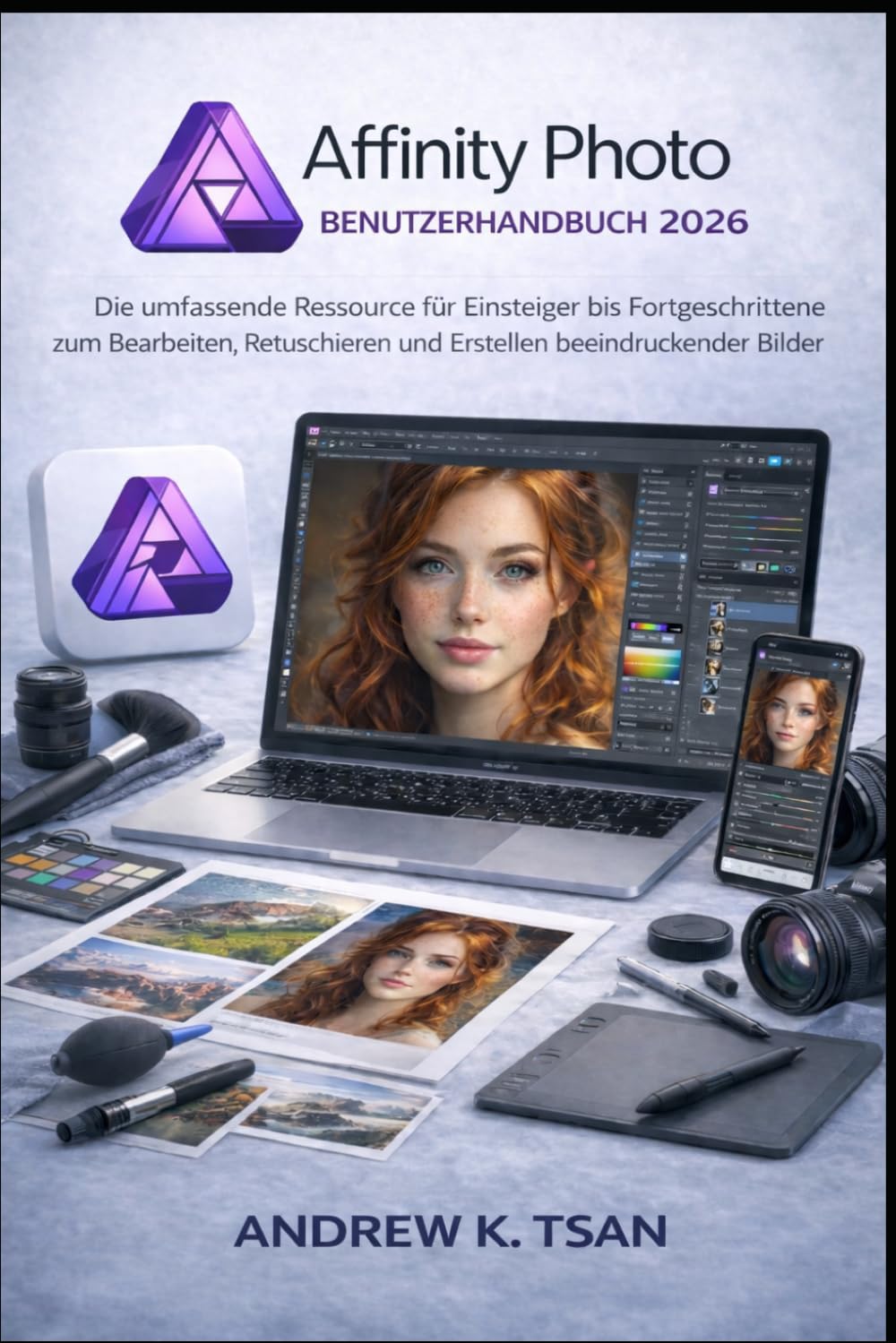 Affinity Photo Benutzerhandbuch 2026: Die umfassende Ressource für Einsteiger bis Fortgeschrittene zum Bearbeiten, Retuschieren und Erstellen beeindruckender Bilder