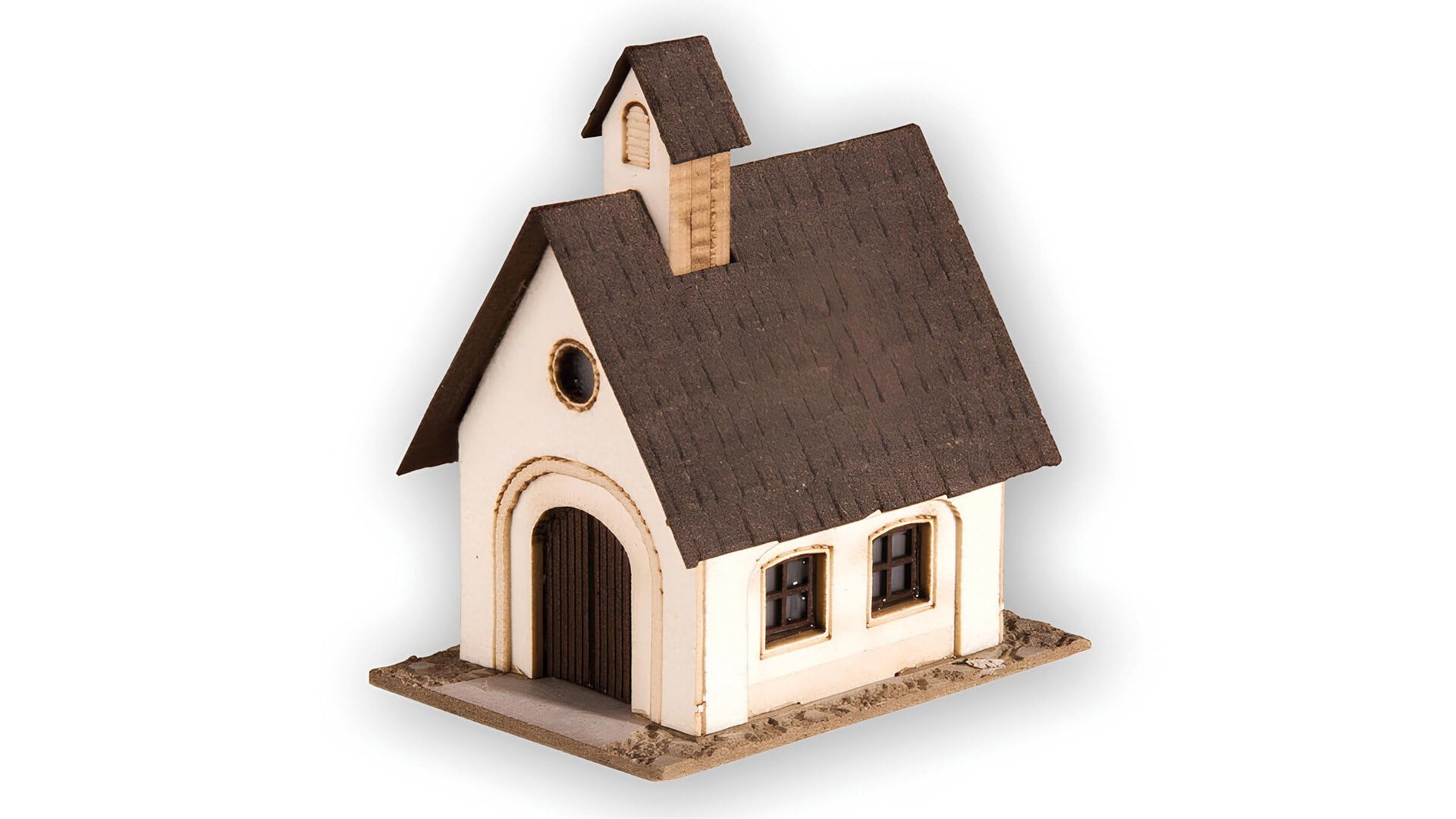 NOCH Kleingebäude-Set, 3-teilig, Laser-Cut Modelle für Modellbahnen Spur Z, Szenengestaltung