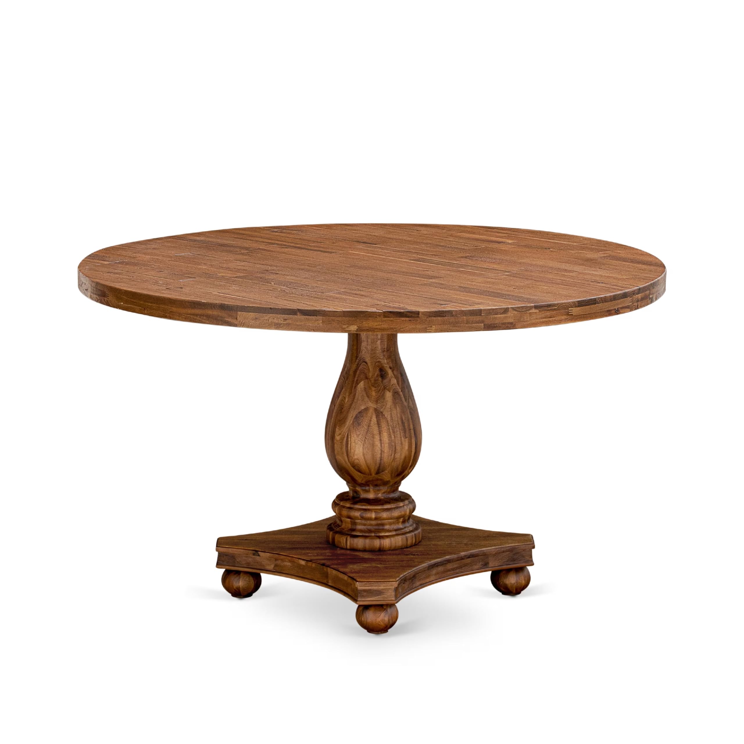 East West Furniture I52-0N-TP Round Dining Table