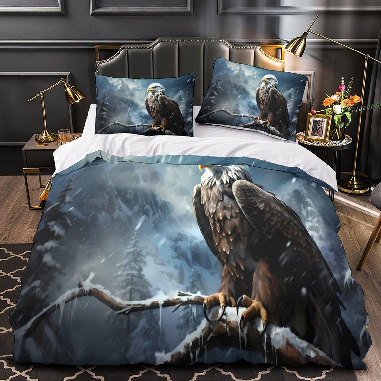 Housse de couette 3D dessin animé avocat 260x220cm ultra douce pour lit adulte et enfant