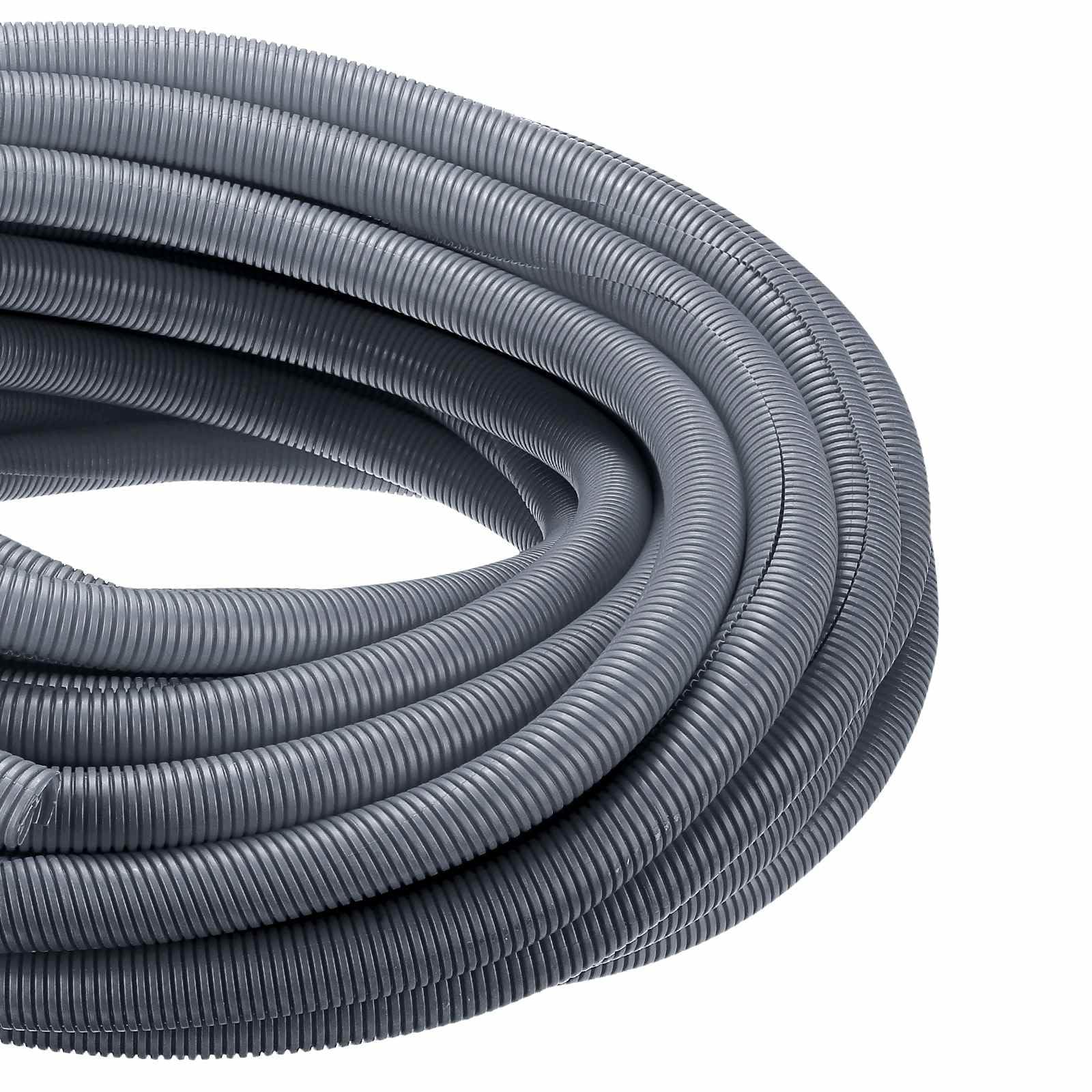 DMiotech 100ft Wire Loom Split Tubing 1 1/4 Inch(31.8mm) ID Gray