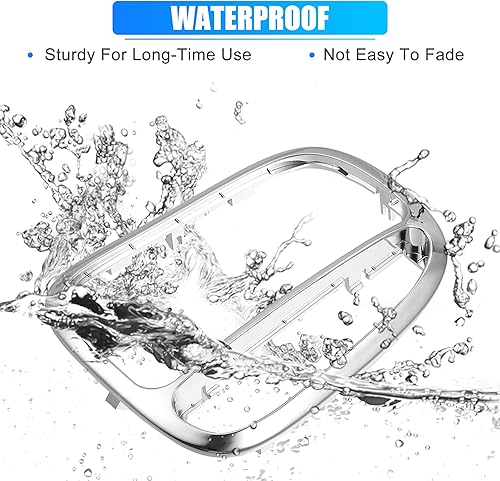 Miniatura 6 de X AUTOHAUX Cubierta de palanca de cambios central, bisel, panel cromado, caja de cambios de repuesto, para Mercedes Benz C240 C320 CLK320 CLK500