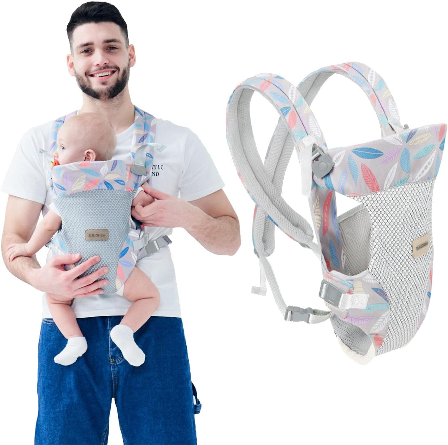 Ergonomic Soft Structured Baby Wrap main image 1