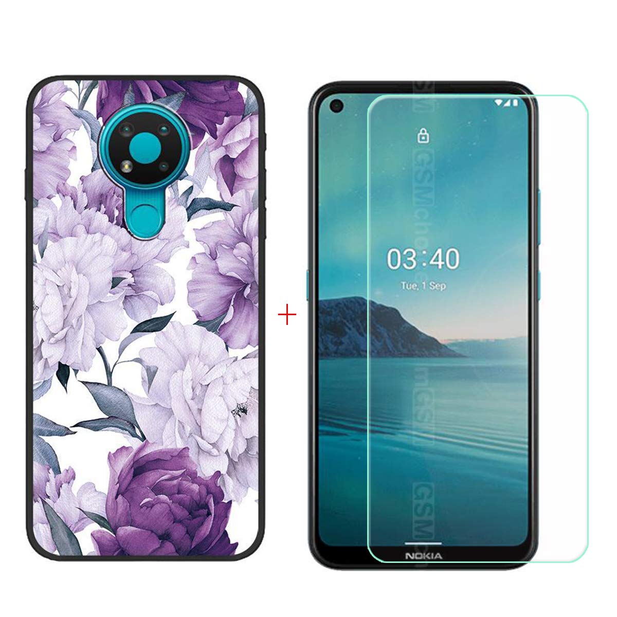 Fzz Case For Nokia Screen Protector Tempered Glass