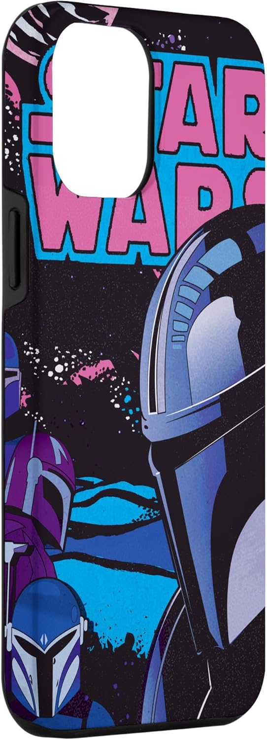 iPhone 12 Pro Max Star Wars The Mandalorian Bounty Hunters Retro Comic Case